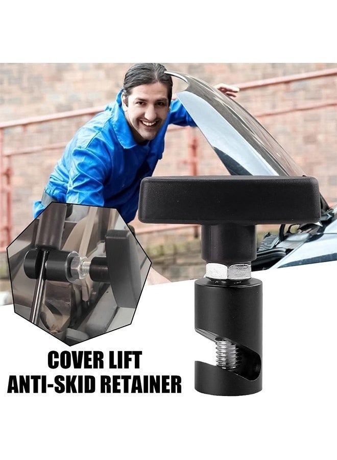 OR MENG 2PCS Car Hood Prop Struts Clamp, Hood Lift Clamp, Lift Support Clamp,Hood Lift Support Clip, for Car Rod Retaining Holder Tool, Portable Aluminum Alloy Anti - Image 4